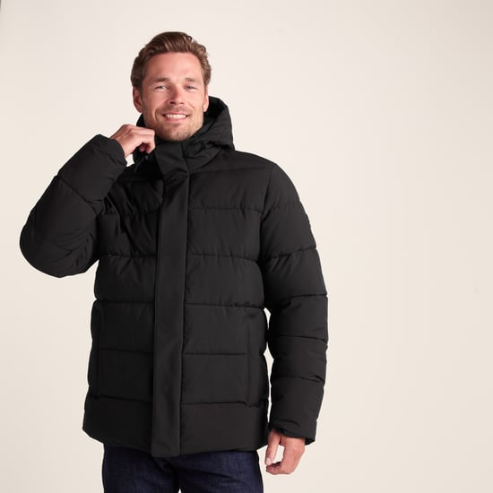 Tunnard Mens Padded Short Jacket - Black - Image 1
