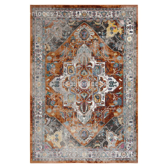 Muratap Picasso castana vintage vloerkleed terra / multi laagpolig- 80x150 - Image 2
