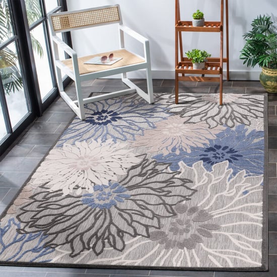 Muratap Binnen en buiten vloerkleed floral outdoor laagpolig tapijt 140x200 cm - Image 2