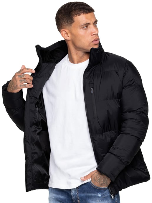Kruze | Mens Hooded Puffer Jacket - Image 2