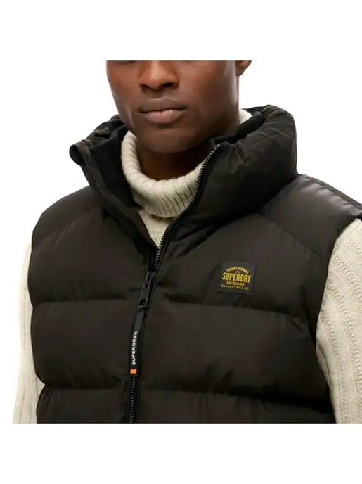 Superdry Essential mouwloze gewatteerde jas voor heren - Image 3