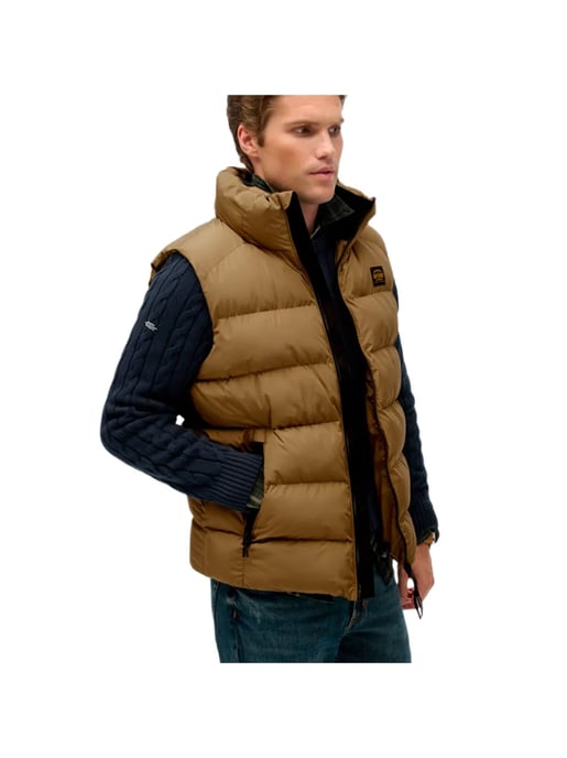 Superdry Essential Ärmlös Quiltad Jacka för Män - Image 3