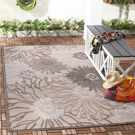Muratap Binnen en buiten vloerkleed floral outdoor laagpolig tapijt 140x200 cm - Image 2