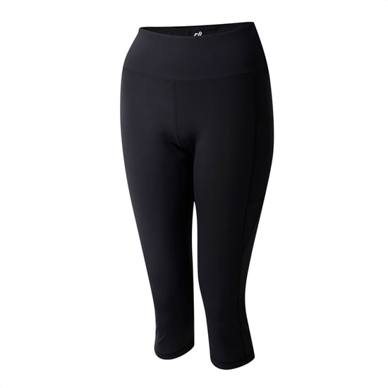 Dare 2B Womens/Ladies Influential II Plain 3/4 Leggings (Black) - Image 3