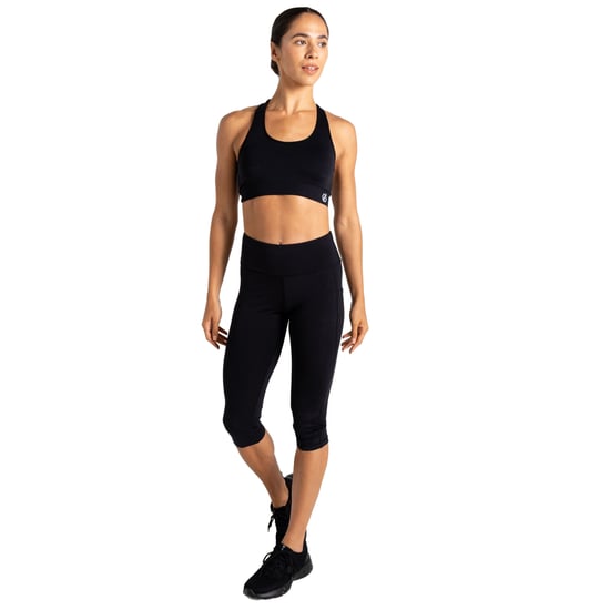 Dare 2B Womens/Ladies Influential II Plain 3/4 Leggings (Black) - Image 5