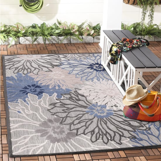 Muratap Binnen en buiten vloerkleed floral outdoor laagpolig tapijt 80x200 cm - Image 2