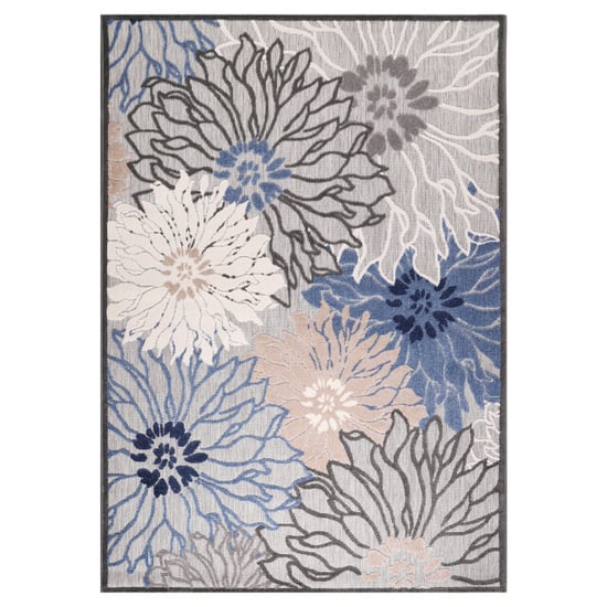Muratap Binnen en buiten vloerkleed floral outdoor laagpolig tapijt 80x200 cm - Image 4