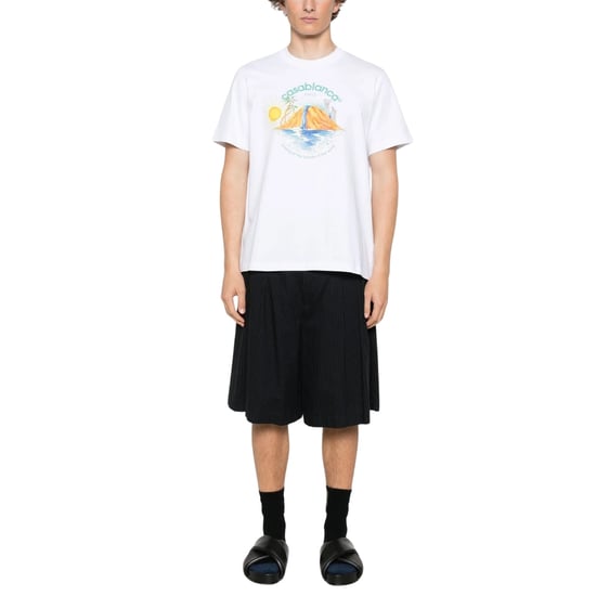 Casablanca Oasis Printed White T-shirt - Image 2