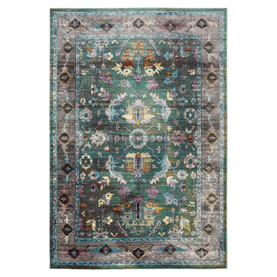 Muratap Picasso pablo vintage vloerkleed groen / multi laagpolig- 80x150 - Image 3