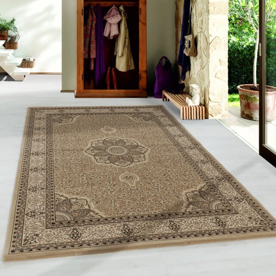 Muratap Isfahan oosters klassiek laagpolig vloerkleed 80x150 cm - Image 1