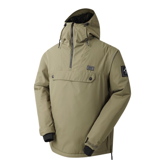 Dare 2B Mens Freeride II Colour Block Overhead Ski Jacket (Olive Green) - Image 3