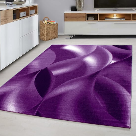 Muratap Plus vloerkleed laagpolig tapijt woonkamer paars- 120x170 cm - Image 1
