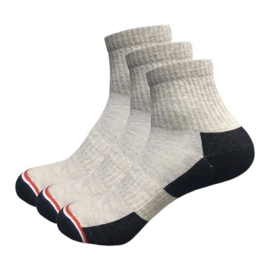 TOMMY HILFIGER Mens Ankle Socks 3 Pack Regular Trainer Soft Cotton Socks 6-10.5 - Image 1