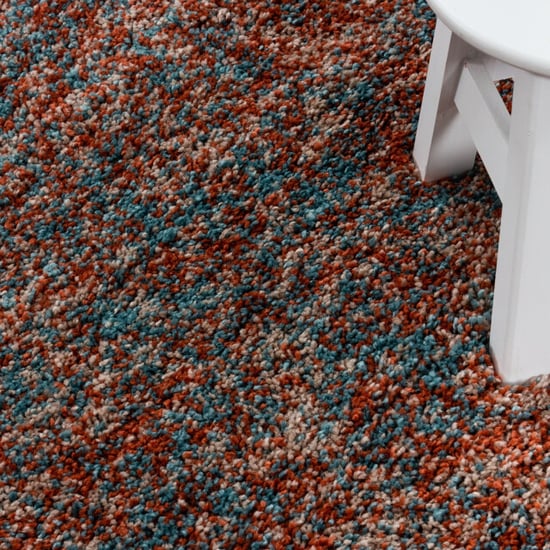 Muratap Rainbow soft shaggy hoogpolig vloerkleed terra- 160x230 cm - Image 2
