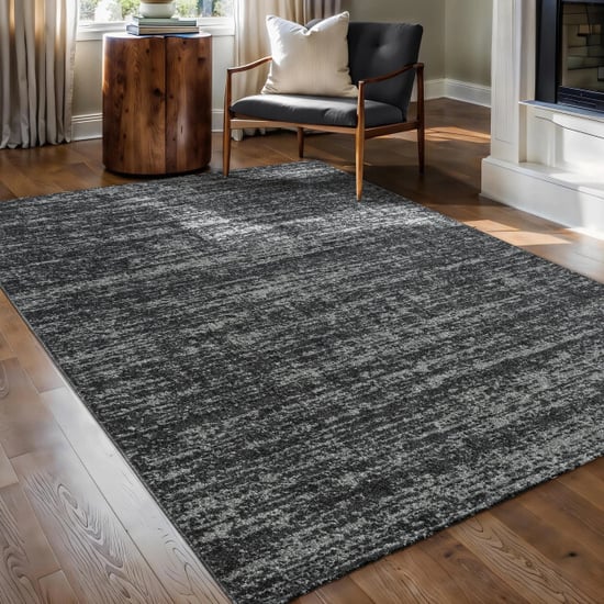 Muratap Relax oslo laagpolig effen vloerkleed modern tapijt zwart- 160x230 cm - Image 2