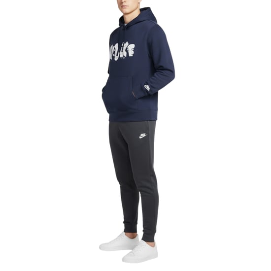 Nike Mens Hoodie Fleece Graphic Pullover Cotton Sportswear Hooded Sweatshirt - Image 3