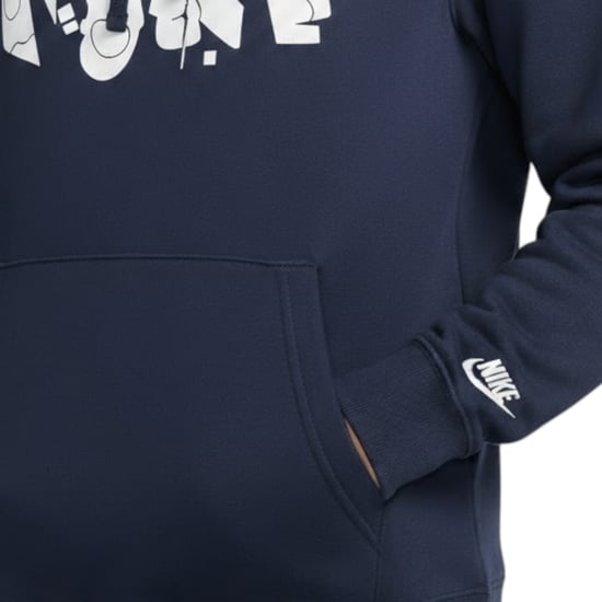 Nike Mens Hoodie Fleece Graphic Pullover Cotton Sportswear Hooded Sweatshirt - Image 4