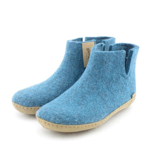 Glerups Low boot leather sole g 06-petrol - Image 3