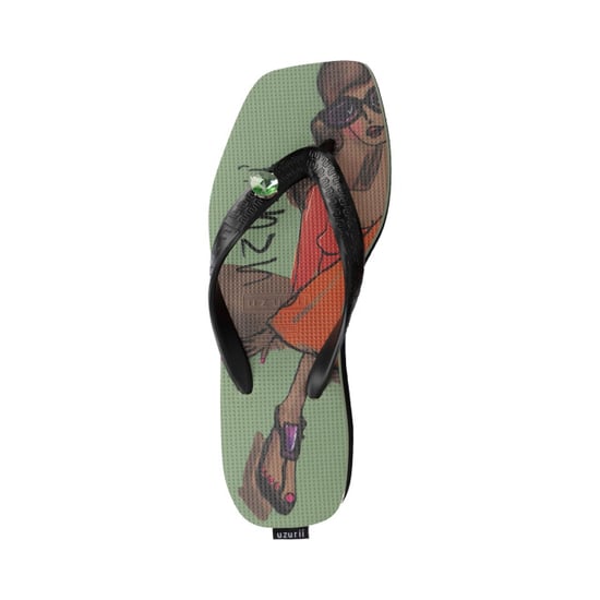 Uzurii Beach cocktail girl mid heel groen - Image 1