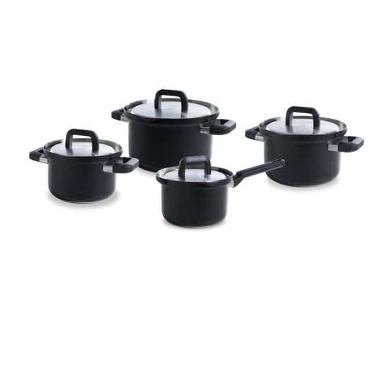 BK Cookware Bk flow cool black kookpannenset- 4 delig rvs veilig afgietsysteem - Image 2