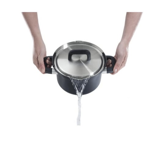 BK Cookware Bk flow cool black kookpannenset- 5 delig rvs veilig afgietsysteem - Image 2