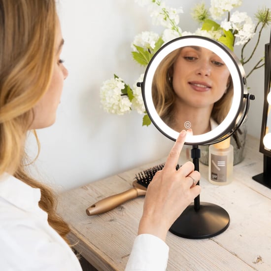 Mirlux Make-up spiegel hoogte verstelbaar zwart 1-10x vergroting - Image 2