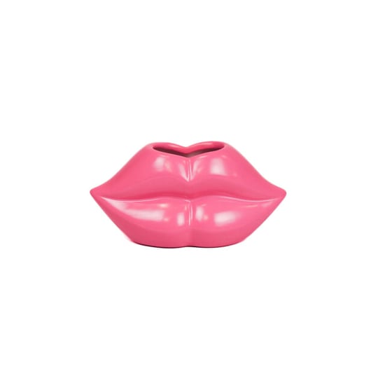 House Vitamin Pot lip ceramic neon pink 15,5x6,5x7,5cm - Image 3