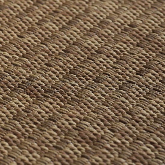 Muratap Solid binnen en buiten rond vloerkleed indoor & outdoor laagpolig effen beige- 200 cm rond - Image 3