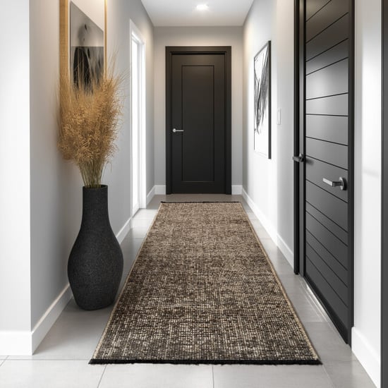 Muratap Space vloerkleed – laagpolig velours – modern & sportief – katoen & chenille – - Image 2