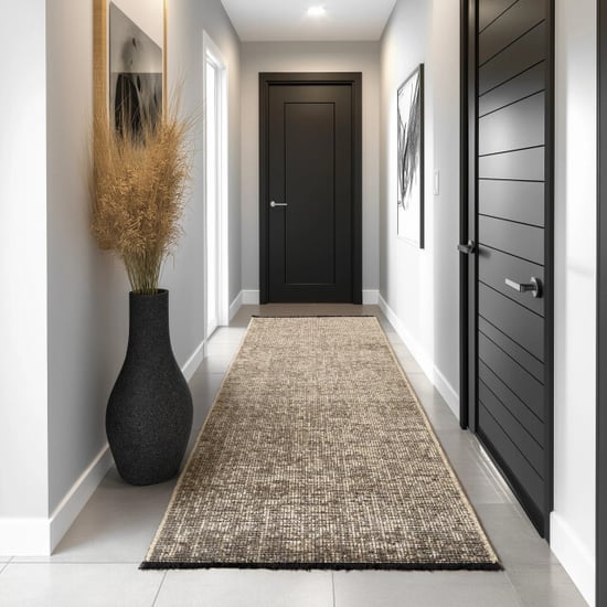 Muratap Space vloerkleed – laagpolig velours – modern & sportief – katoen & chenille – - Image 2