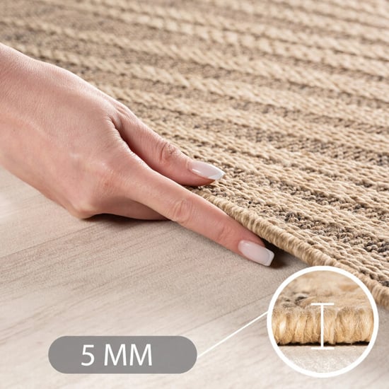 Muratap Timber buitenkleed – indoor & outdoor, jute-look vloerkleed, weerbestendig, - Image 2