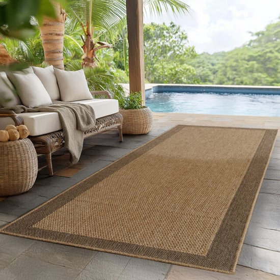 Muratap Timber solid buitenkleed – indoor & outdoor, jute-look vloerkleed, - Image 1
