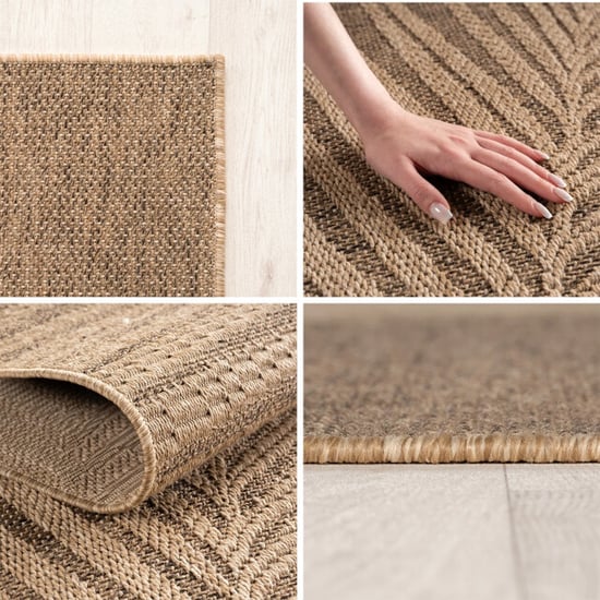 Muratap Timber buitenkleed – indoor & outdoor, jute-look vloerkleed, weerbestendig, - Image 3