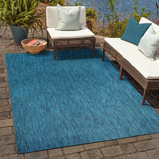 Muratap Uni binnen en buiten vloerkleed solid outdoor laagpolig tapijt 240x340 cm - Image 3