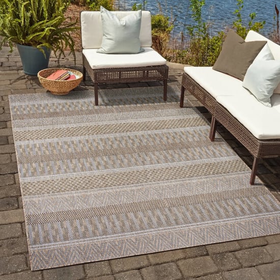 Muratap Uni binnen en buiten vloerkleed solid outdoor laagpolig tapijt 200x290 cm - Image 2
