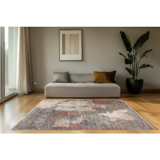 Muratap Vintage herman art vloerkleed laagpolig, 100% polyester, soft touch - - Image 3