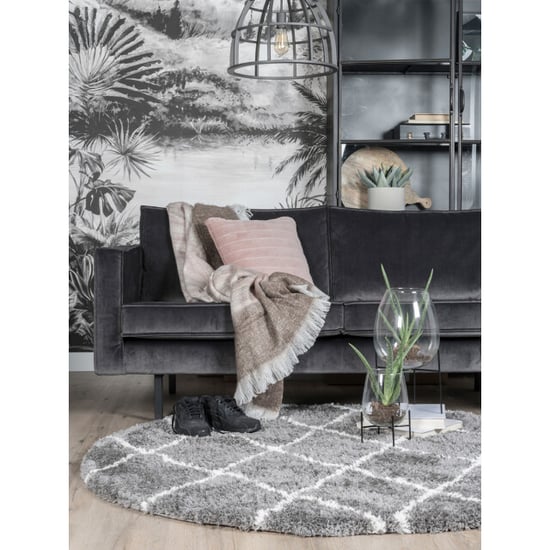 Veer Carpets Vloerkleed jeffie grey rond ø200 cm - Image 2