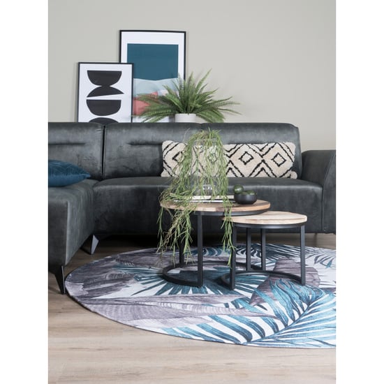 Veer Carpets Vloerkleed palm green rond ø160 cm - Image 3