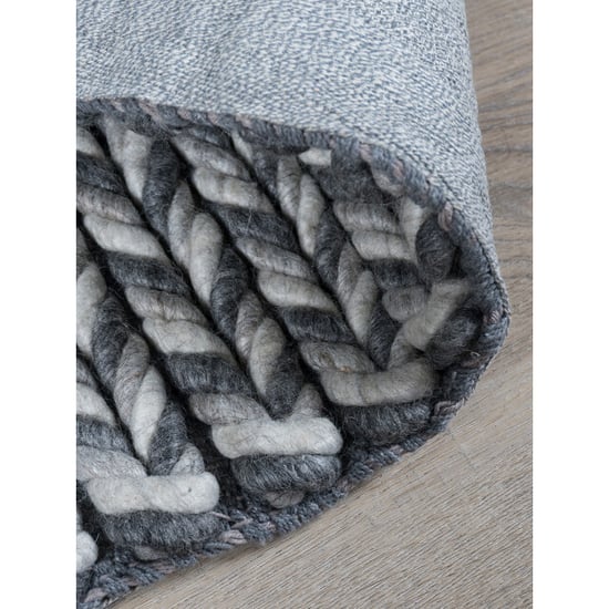 Veer Carpets Vloerkleed tino antraciet 160 x 230 cm - Image 3