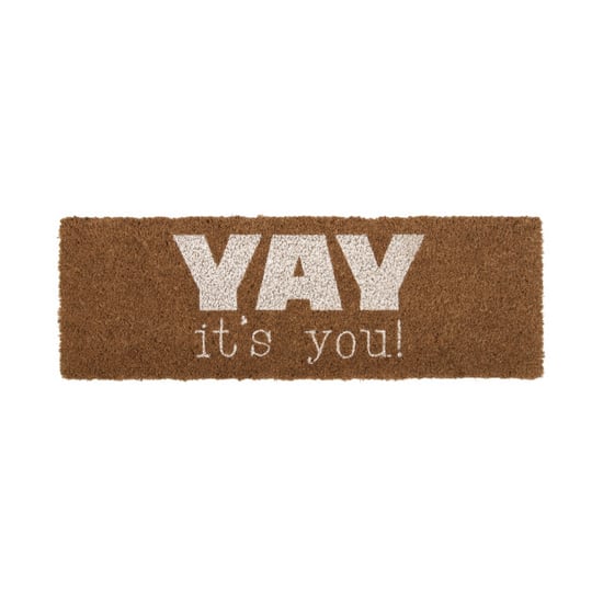 Present Time deurmat yay, it's you! - 75x25x1,5cm - Image 1