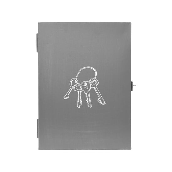 Label51 Wanddecoratie sleutelkastje antiek metaal 25x8x35 cm - Image 2