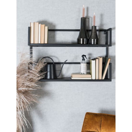 Home67 Wandplank vintage mangohout duo - Image 2