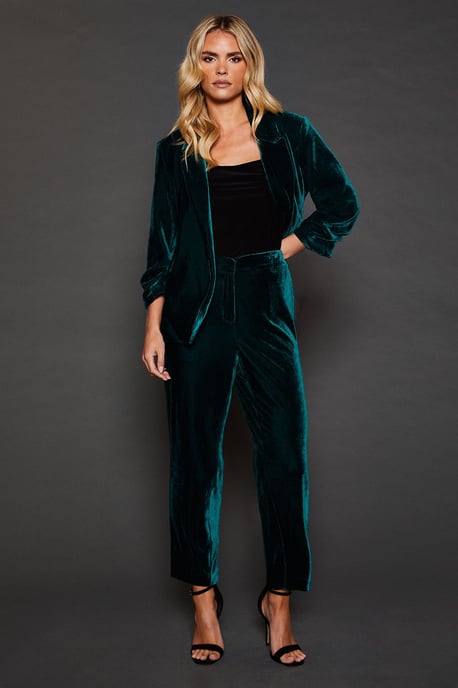 Petite Velvet Trouser - Image 4
