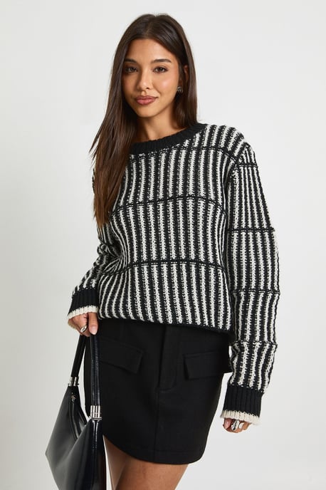 Soft Knit Stripe Jumper - Image 1
