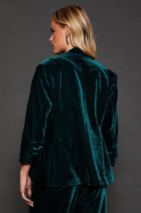 Petite Velvet Blazer - Image 3