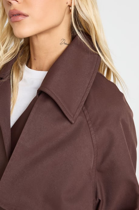 Maxi Belted Trench Coat - Image 4