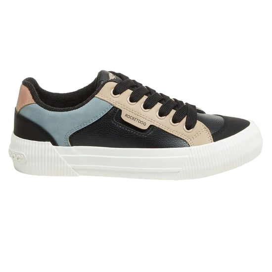 Rocket Dog Dam/Ladies Cheery Colour Block träningsskor (Svart) - Image 4