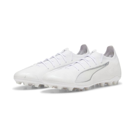 Men's Puma Ultra 5 Ultimate MG Football Boots in White - Image 3