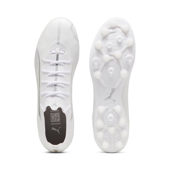 Men's Puma Ultra 5 Ultimate MG Football Boots in White - Image 4