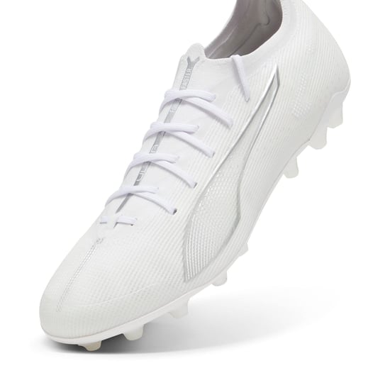 Men's Puma Ultra 5 Ultimate MG Football Boots in White - Image 5